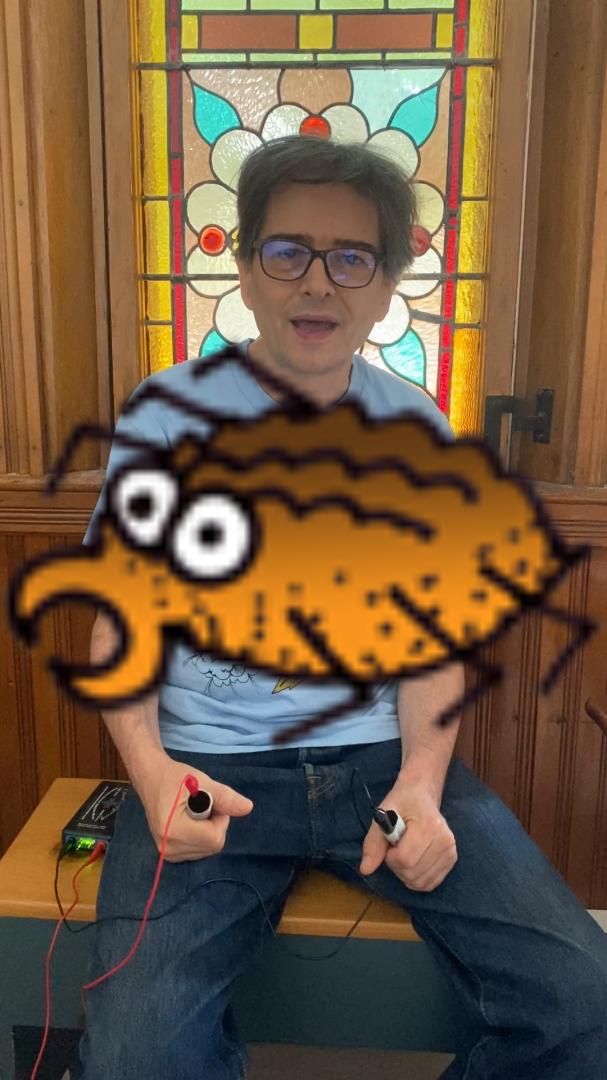 Jay fights anaplasmosis from a tick